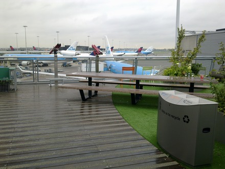 ABC terras op Schiphol Airport